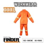 Φόρμα εργασίας με ανακλαστικά - No.3XL - 85-95kg - Finder - 198578 - Image 2