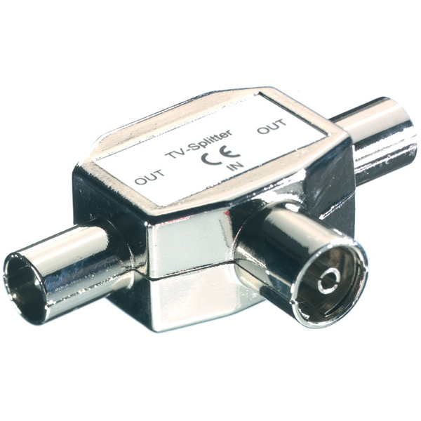 VIVANCO COAX SPLITTER FULLY SHIELDING TV DISTRIBUTOR