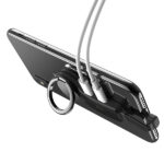 HOCO RING STAND MOBILE HOLDER WITH 2X LIGHTNING LS22 black - Image 2