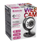 DEFENDER C-110 WEBCAMERA  0.3MP BACKLIGHT - Image 2