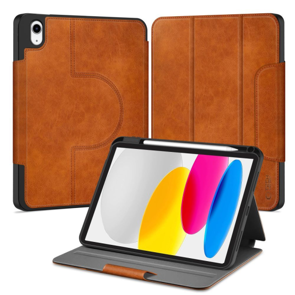 TECH-PROTECT FLEECE CASE IPAD 10.9 10 2022 / 11 2025(11) brown