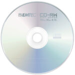 EMTEC CD-RW 700MB / 80 MIN 4-12x SLIM 5pcs JEWEL CASE - Image 2