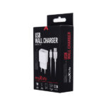 MAXLIFE TRAVEL FAST CHARGER 2.1A + TYPE C DATA CABLE white - Image 2