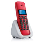 ΑΣΥΡΜΑΤΟ ΤΗΛΕΦΩΝΟ MOTOROLA T301 cherry ΜΕ ΑΝΟΙΚΤΗ ΑΚΡΟΑΣΗ - Image 2