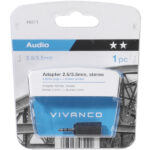VIVANCO AUDIO ADAPTER 2.5mm Plug TO 3.5mm Socket COMPACT - Image 2
