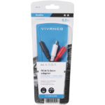 VIVANCO AUDIO ADAPTER CABLE Y 3.5mm Socket TO 2x 3.5mm Plug 0.2m - Image 2