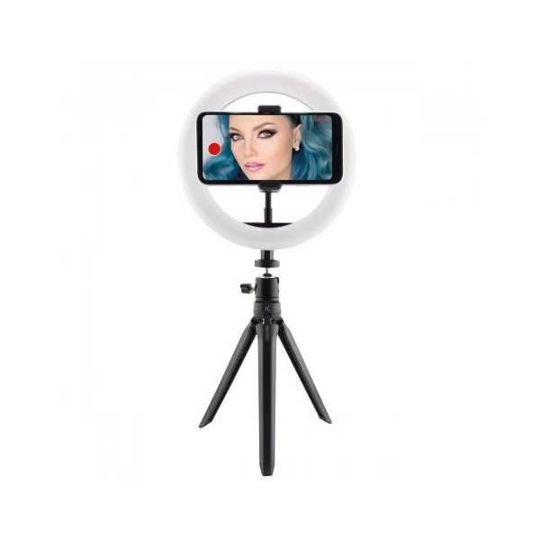 Ksix STUDIO LIVE RING LED WITH TRIPOD KIT FOR SMARTPHONE
