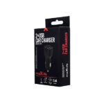 MAXLIFE CAR CHARGER MXCC-01 FAST 2 PORTS 2.4A black - Image 2
