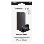 VIVANCO PREMIUM WALLET BOOK CASE IPHONE 12 MINI 5.4' black - Image 2
