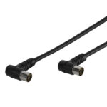 VIVANCO ANTENNA CABLE ANGLE CONNECTORS 90dB 3m black