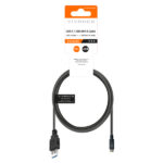 VIVANCO DATA CABLE USB 2.0 TO MINI USB 1.5m black - Image 2