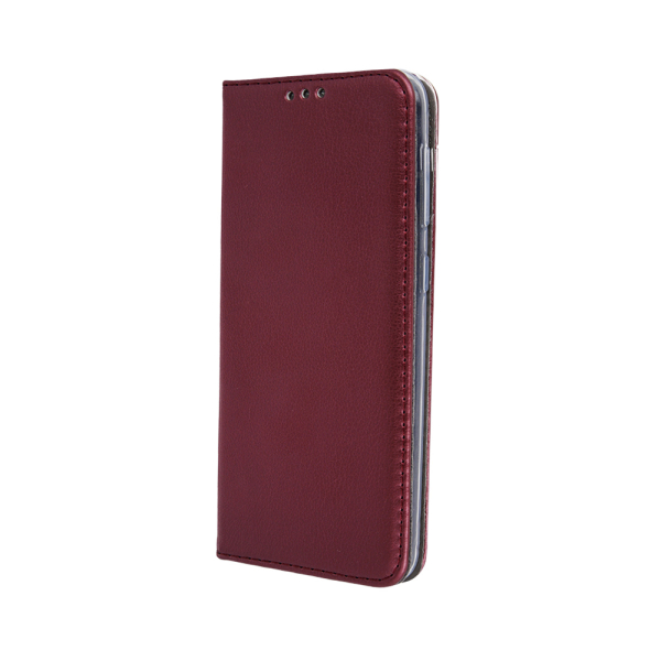 SENSO MAGNETIC LEATHER STAND BOOK MOTOROLA G86 burgundy