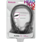 DEFENDER AURA 101 STEREO HEADPHONES JACK 3.5mm 1.8m black - Image 2