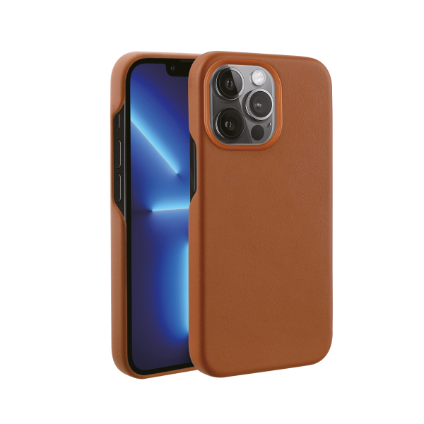VIVANCO MAG CLASSIC COVER IPHONE 13 PRO brown backcover