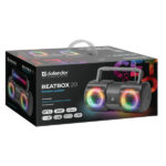 DEFENDER PORTABLE BLUETOOTH SPEAKER BEATBOX 20 black BT/FM/USB/TF/AUX/Light - Image 2