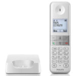 ΑΣΥΡΜΑΤΟ ΤΗΛΕΦΩΝΟ PHILIPS D4701W white ανοιχτή ακρόαση