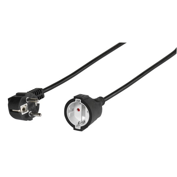 VIVANCO SCHUKO EXTENSION 1.5gmm 5M black