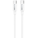 BLUE POWER TYPE C TO TYPE C DATA CABLE 1m 5A white - Image 2