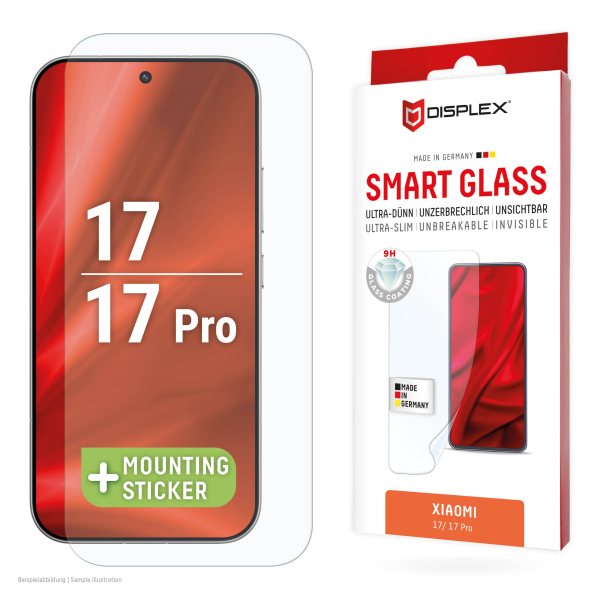 DISPLEX SMART GLASS 2D EASY-ON XIAOMI 17 / 17 PRO