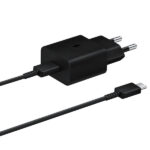 ORIGINAL SAMSUNG FAST TRAVEL CHARGER 15W + TYPE C DATA CABLE black - Image 2