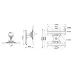 VIVANCO ΒΑΣΗ TV ΜΕ ΚΛΙΣΗ VESA 400 ΕΩΣ 43 inch - Image 3