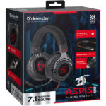 DEFENDER ASPIS PRO 7.1 STEREO HEADPHONES JACK 3.5mm 2m - Image 2