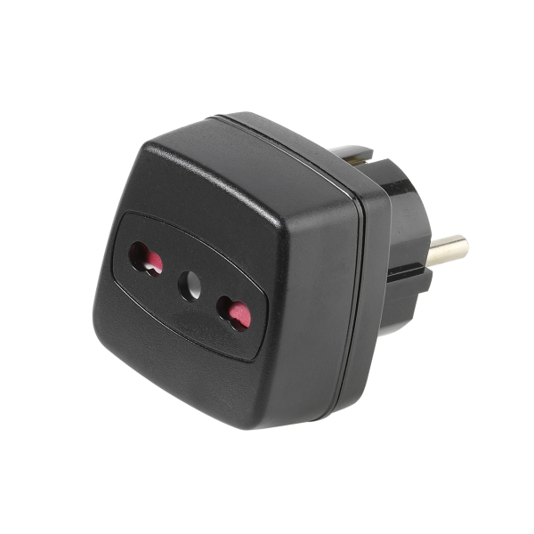 VIVANCO TRAVEL ADAPTER ITALIAN TO SCHUKO plug