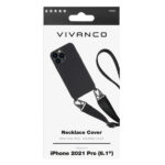 VIVANCO NECKLACE COVER IPHONE 13 PRO black backcover - Image 2