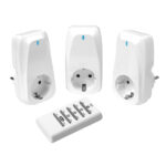 VIVANCO 3WAY RF SOCKET SET, 1.150W, AUTO LEARN, WHITE