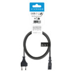 VIVANCO POWER SUPPLY CABLE EURO 8 CONNECTOR 1.25m - Image 2