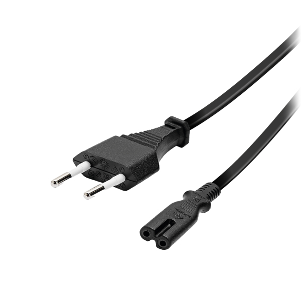 VIVANCO POWER SUPPLY CABLE EURO 8 CONNECTOR 1.25m