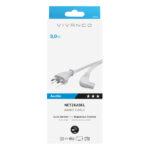 VIVANCO POWER SUPPLY CABLE 2PIN ANGLED CONNECTOR 3m - Image 2