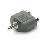 VIVANCO AUDIO ADAPTER 3.5mm TO 2X RCA black