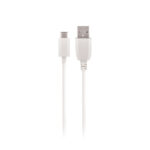 MAXLIFE USB TO TYPE C DATA CABLE 1m 3A white - Image 2