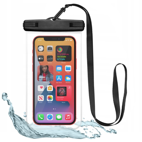 TECH-PROTECT WATERPROOF CASE FOR SMARTPHONES 16,3 x 9,0 cm black