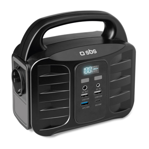 SBS PORTABLE POWER STATION 155Wh 3USB / TYPEC + AC OUTPUT