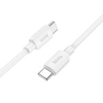 HOCO TYPE C TO TYPE C DATA CABLE 1m PD60W X96 white - Image 2