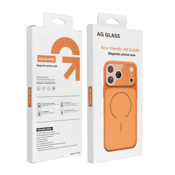 iS MAKE MAG IPHONE 13 PRO MAX orange backcover