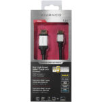 VIVANCO MINI HIGH SPEED HDMI CABLE HDMI to HDMI ETHERNET 1.2m - Image 2