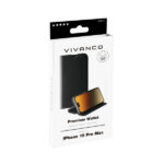 VIVANCO PREMIUM WALLET BOOK CASE IPHONE 15 PRO MAX black - Image 2