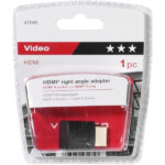VIVANCO 90 DEGREE RIGHT ANGLE ADAPTER HDMI gold plated - Image 2