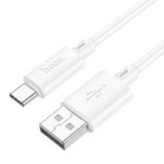 HOCO USB TO TYPE C DATA CABLE 1m GRAFITED X88 white - Image 2