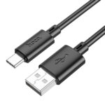 HOCO USB TO TYPE C DATA CABLE 1m X88 3A black - Image 2