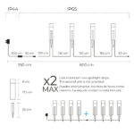 Ksix OUTDOOR WIFI LED BEACONS RGBWIC 200 lumens