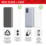 DISPLEX REAL GLASS 2D SAMSUNG S23 FE + CASE - Image 2