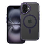 iS TPU MAG COLOR EDGE IPHONE 16 trans black purple backcover - Image 2