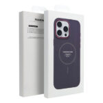 iS METALLIC FRAME MAG COVER IPHONE 15 PRO MAX purple backcover