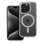 iS TPU MAG COLOR EDGE IPHONE 15 PRO trans titanium grey backcover - Image 2