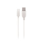MAXLIFE USB TO MICRO USB DATA CABLE 1m 3A white - Image 2