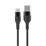 MAXLIFE USB TO TYPE C DATA CABLE 3A 1m black - Image 2